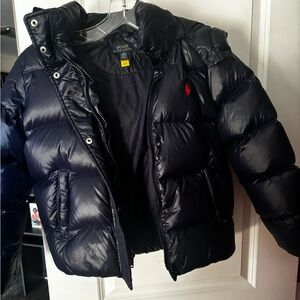 Polo Navy blue puffer coat